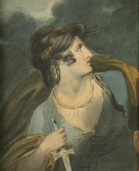 Sarah Siddons as Lady Macbeth, painting by John Samuel Agar, 1792